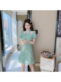 Outlet Chinese style young girl cheongsam dress