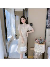 New fashion Chinese style young girl cheongsam dress