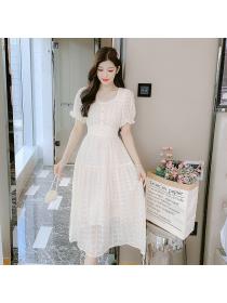 New style Summer Chiffon Embroidered Dress for women