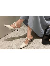 Plain Color Fashion Slipper&Sandals for women