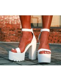 Fashion style High-heeled simple fashion sandals for women