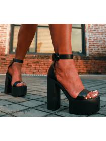 Fashion style High-heeled simple fashion sandals for women