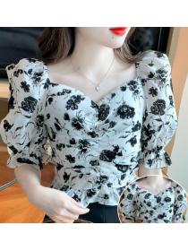 For Sale Floral Flower Sweet Fresh Blouse 