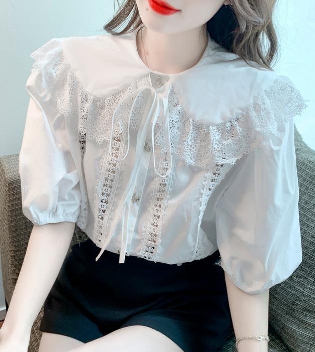 New Style Doll Collars Bowknot Matching Blouse