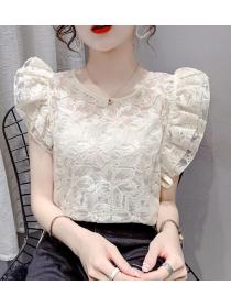On Sale Puff Sleeve Sexy Strap Blouse 