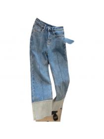 Women's New Style Blue Straight Jeans