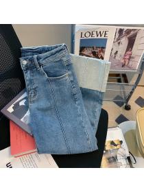 Women's New Style Blue Straight Jeans