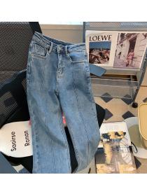 Women's New Style Blue Straight Jeans