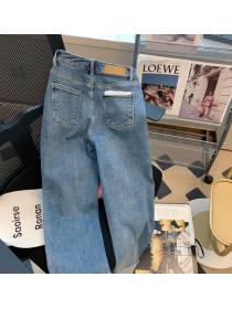 Women's New Style Blue Straight Jeans