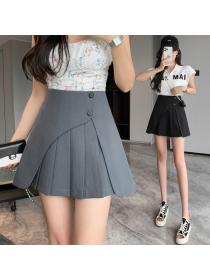 Korean style Summer Fashion Hot A-line Pleated Short skirt for women