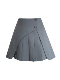 Korean style Summer Fashion Hot A-line Pleated Short skirt for women
