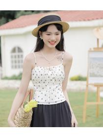  On Sale Strap Floral Fashion Sweet Top 