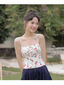 On Sale Strap Floral Fashion Sweet Top 