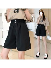 Summer New High Waist Hot Pants Thin Loose Shorts