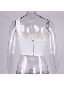 Outlet hot style Sexy satin fishbone off-the-shoulder corset top women's vest