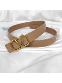 New style V letter belt fashion decorative jeans Belt