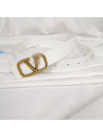 New style V letter belt fashion decorative jeans Belt