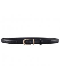 New style women's belt pin buckle matching simple denim pants belt