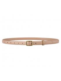 Fashion style casual suit pants leather belt women's skirt decorative belt