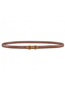 Leather belt women's fashion matching decorative belt 