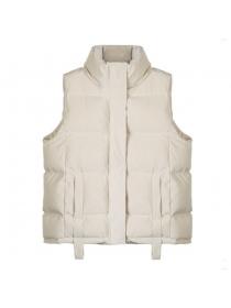 Korean fashion loose outer wear down Vest women's waistcoat 