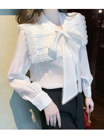 women's Fashion top lace shirt