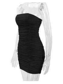 Outlet hot style Summer new women's nightclub pleated Bodycon dress