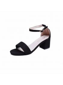 Simple style High Heel Sandals Casual Fashion Round Toe Sexy Sandals