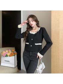 Autumn new Korean fashion short style jacket for women