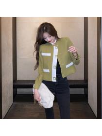 Autumn new Korean style Elegant Matching short top