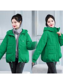 Korean style loose Winter short Coat for women