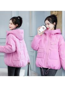 Korean style loose Winter short Coat for women
