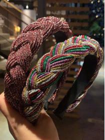 Fashion twist headband ladies colorful hair accessories
