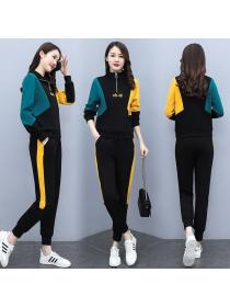 Autumn new style slim fit Korean-style casual sports suit