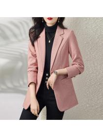 Korean style women's long-sleeved Autumn fashion Blazer