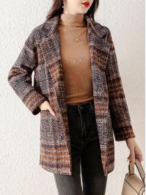 Fashion Tweed cloth coat for women