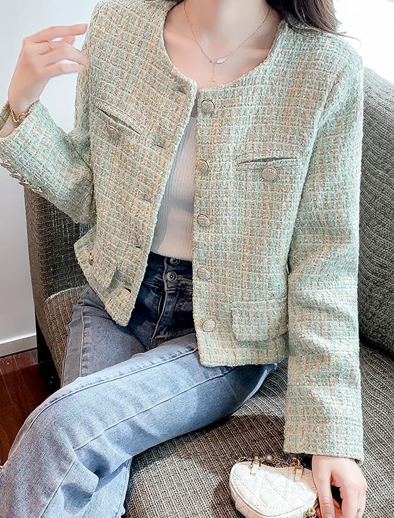 Korean Style Stripe Fashion Sweet  Coat