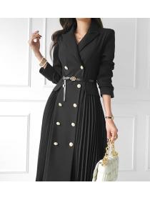 On Sale Solid Color Button Matching Nobel Coat 