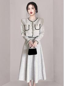 New style fall/winter suit woollen cloth dress