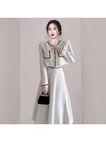 New style fall/winter suit woollen cloth dress