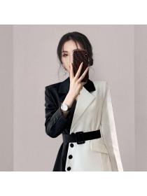Korean style fall Blazer dress for women