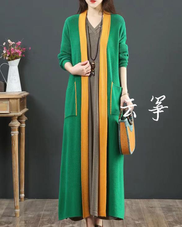 On Sale Color Matching Loose Leisure Style Dress