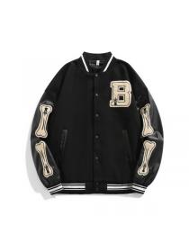 New style loose baseball clothes black jacket jacket