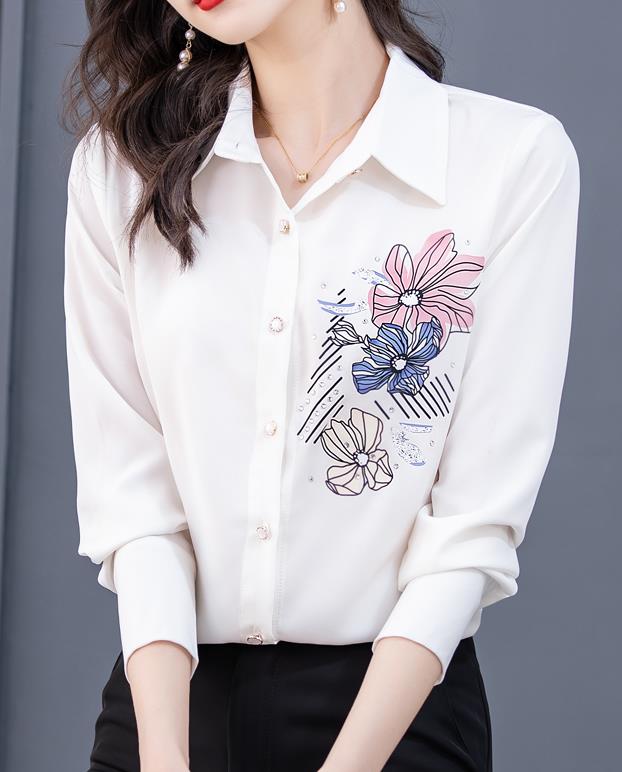 On Sale Floral Leisure Style Blouse
