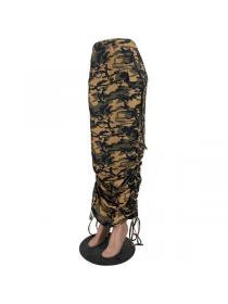 Fashion Camouflage print skirt