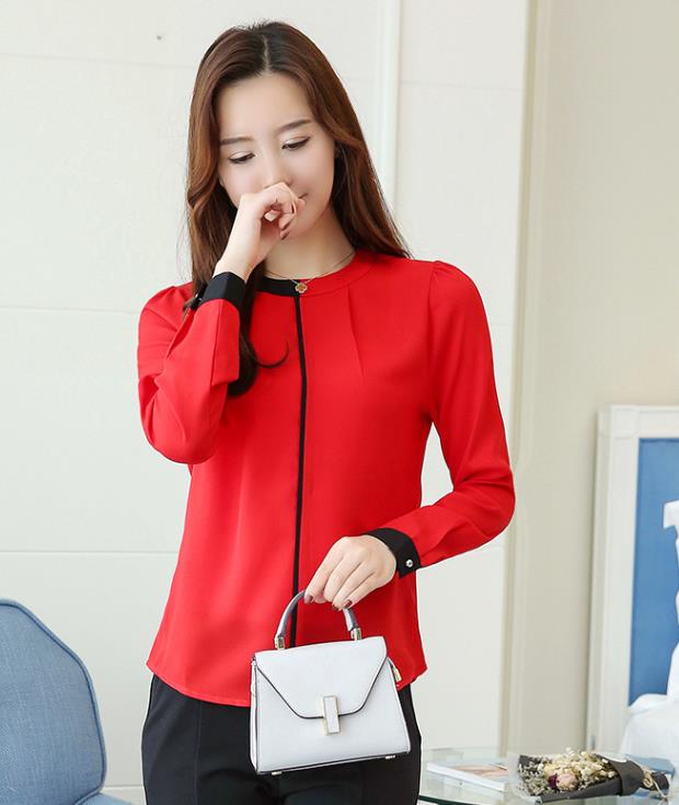 On Sale Color Matching Nobel Style Blouse