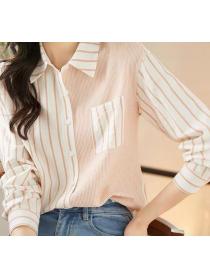 Outlet Printing Sweet Fresh Blouse 