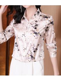 Elegant Fashion Silk Blouse For women