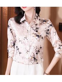 Elegant Fashion Silk Blouse For women