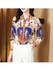 For Sale Printing Fashion Style Blouse 